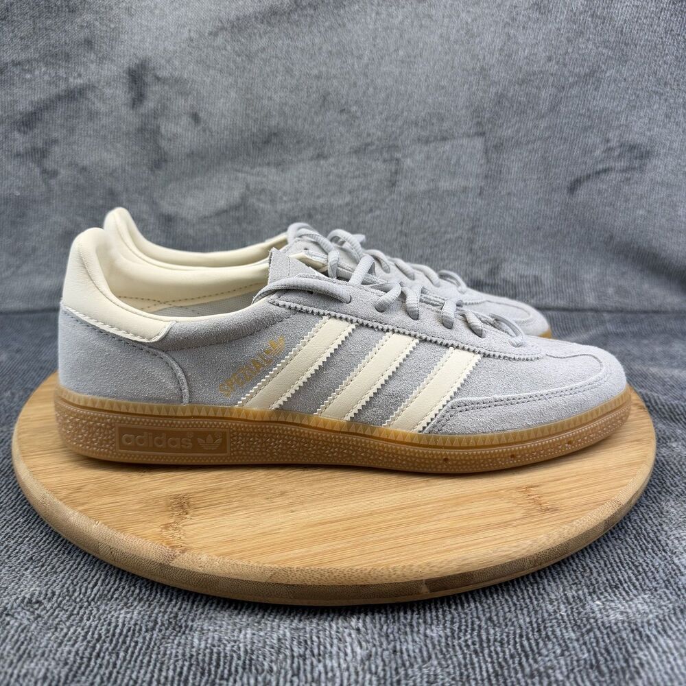 Adidas Handball Spezial Shoes Mens Size 8 Gray Suede Casual Sneakers IF7086
